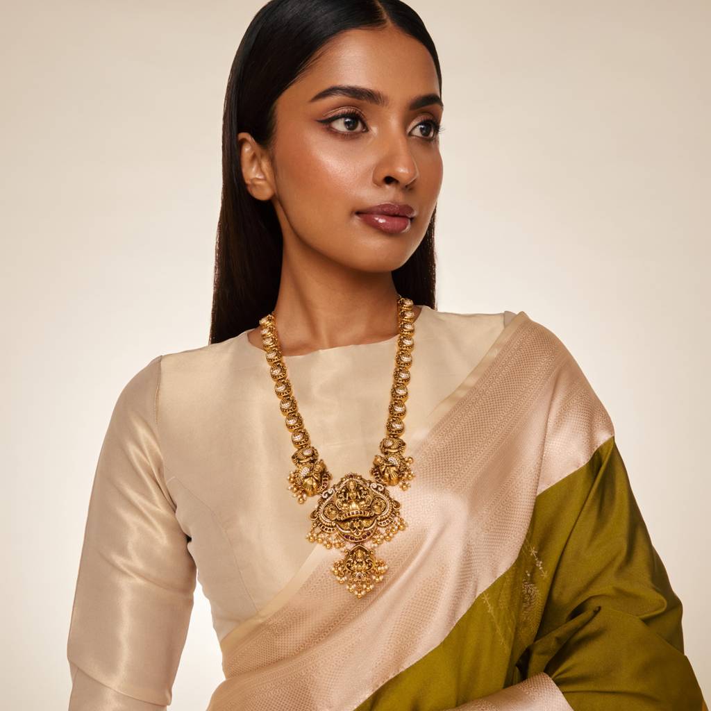 Ruby Gold - Plated Bridesmaid Antique Necklace - 469535 : 469535