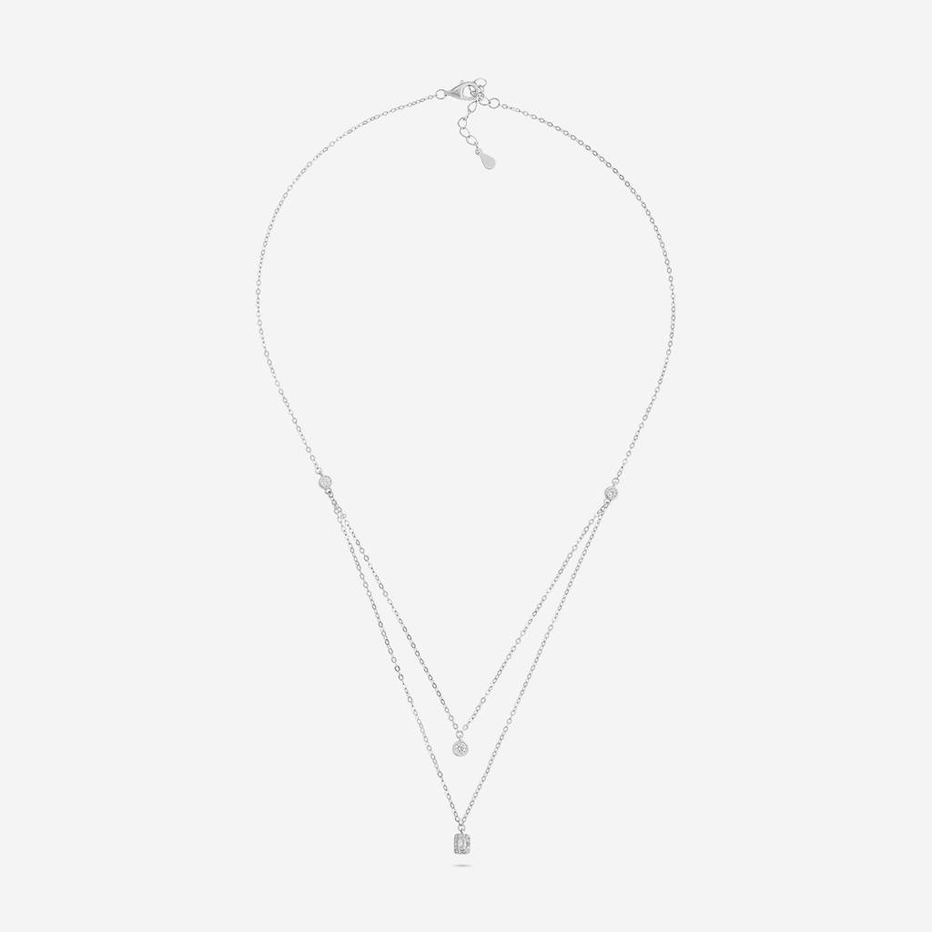 Office Wear Silver Necklace - 466364 : 466365