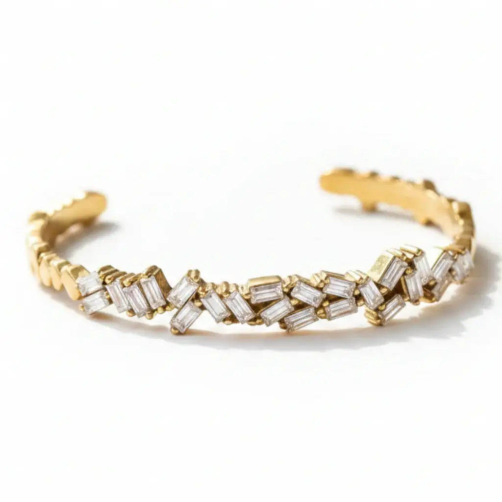 Nova Baguette Cluster Cuff : PST105