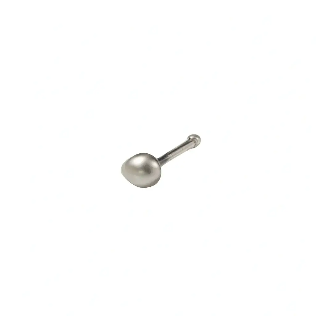 Silver Tiny Nose Pin : 66454167