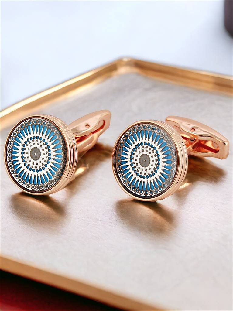 Men Jewellery Sleeve Button Cuff Shirt Button, Blazer Cufflinks Pair Set For Men : 290-CHC4-1075-C