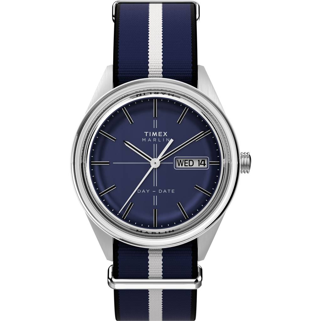 Timex Jet Round 38Mm Blue Dial Analog Men Watch - Tw2Y37400Uj · Eternz