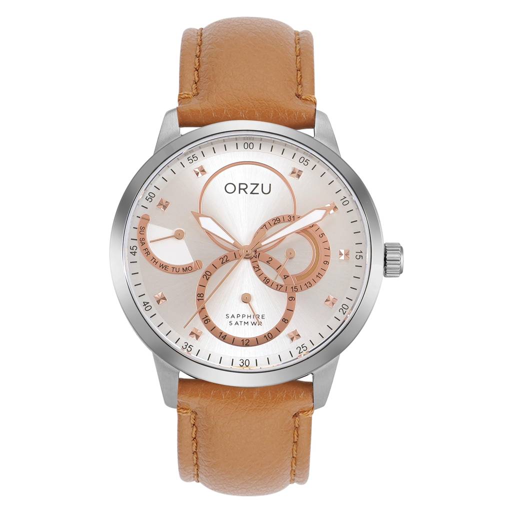 Multifunction Dial Men'S Watch - Mm40041 | Stainless Steel Case & Solid Band | Sapphire Glass | Band Watch For Men : MM40045