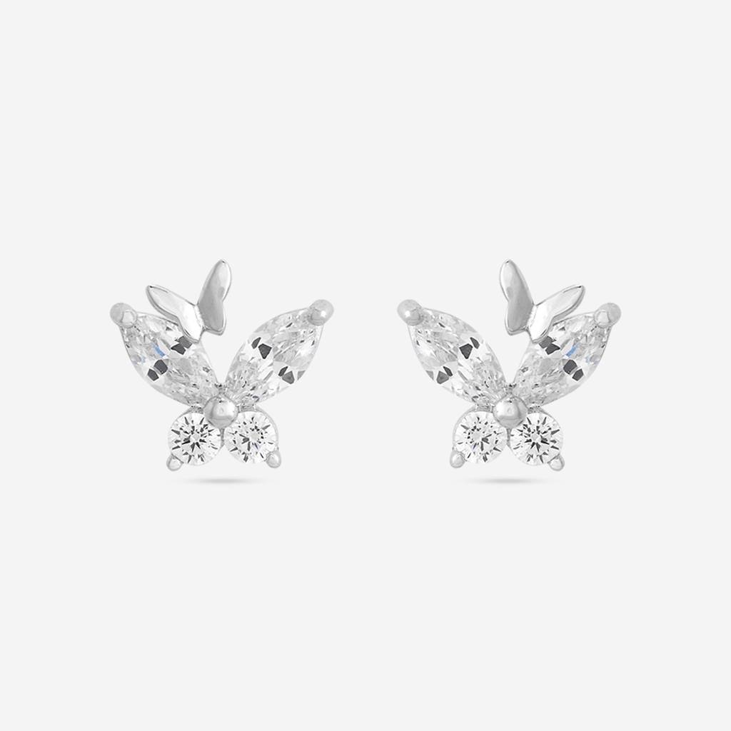 Office Wear Silver Earring - 465567 : 465568