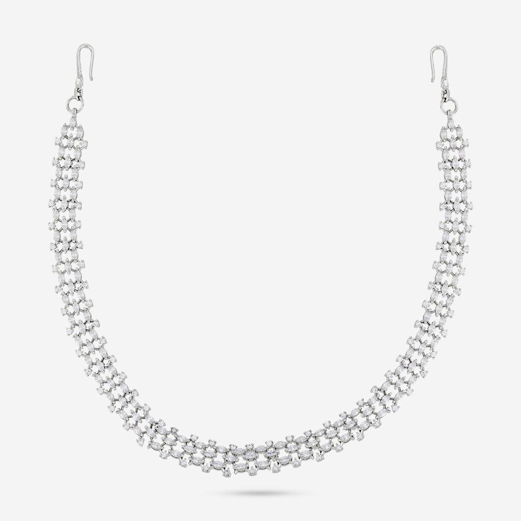 Plated Bridesmaid Zircon Tikka - 463915 : 463916