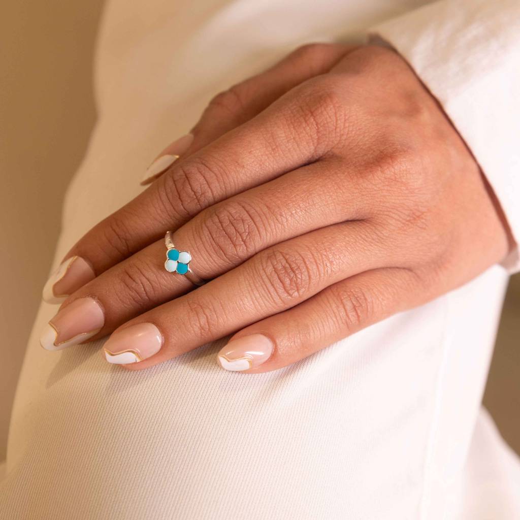 Adya Blossom Bud Midi Ring : SK20101