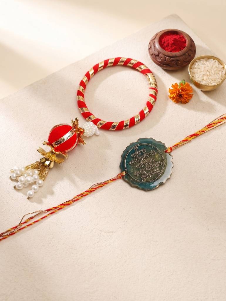 Eternz Certified Jewellery - Stile Adda Bhai Bhabhi Rakhi For Raksha Bandhan