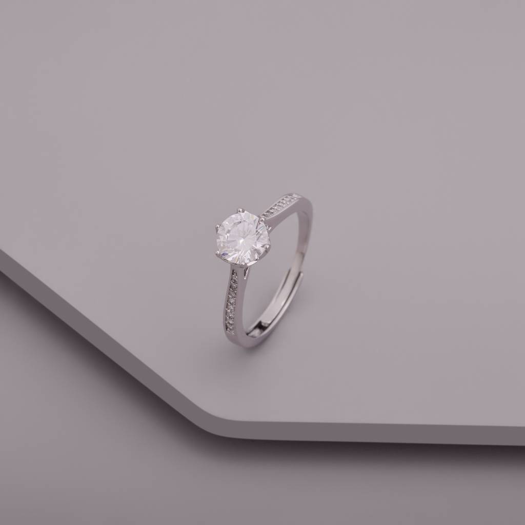 Gold Plated Casual Wear Trendy Zircon Finger Ring - 474316 : 474317