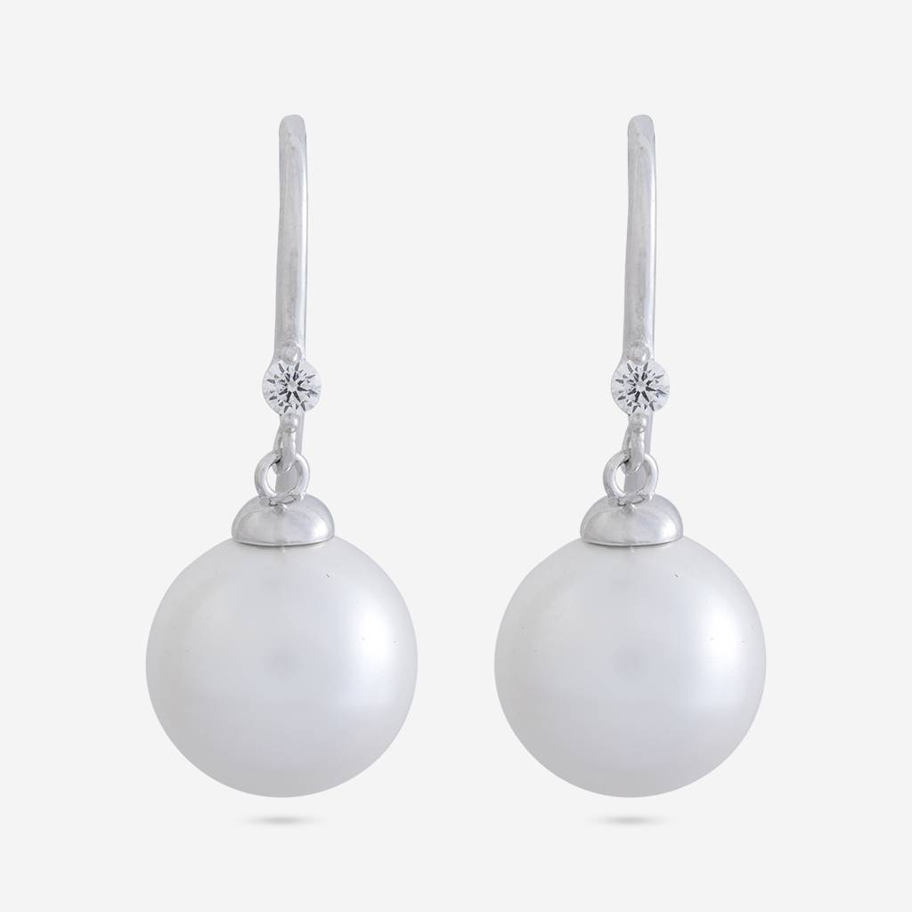 Office Wear Silver Earring - 465722 : 465723