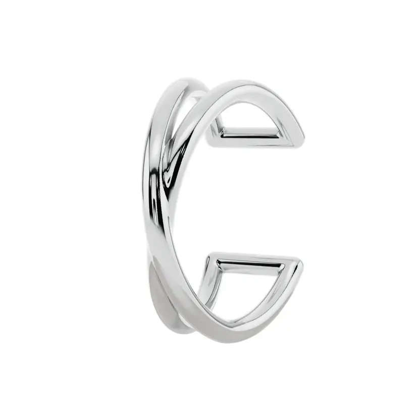 Twist Silver Pure Silver Earcuff : VECF02-SL-W