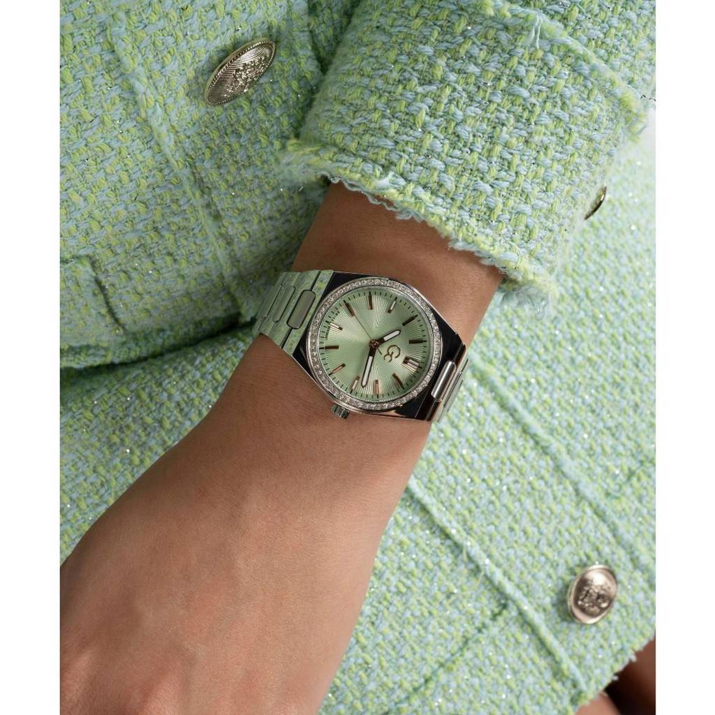GC Prodigy Lady 34 Mm Green Dial Women Analog Watch Z38001L9Mf