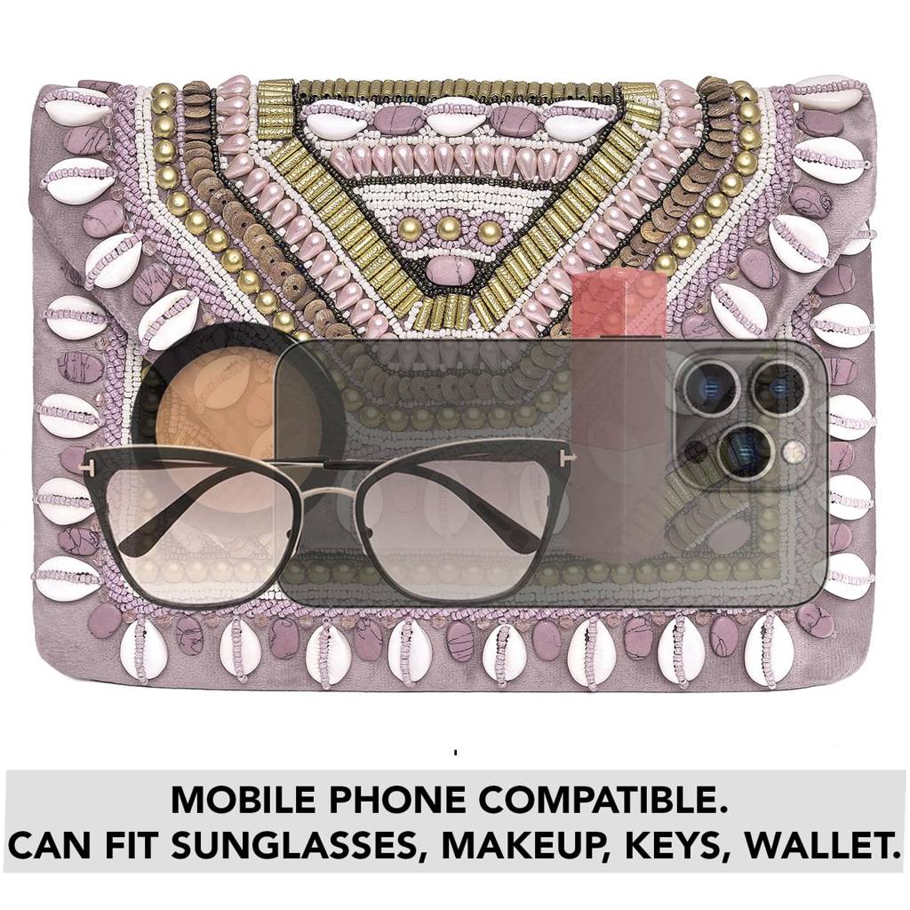 Clutch Purses For Women Handmade Evening Sling Handbag Stylish Bridal Fashion Clutch Bag For Girls (C156G) : C156P