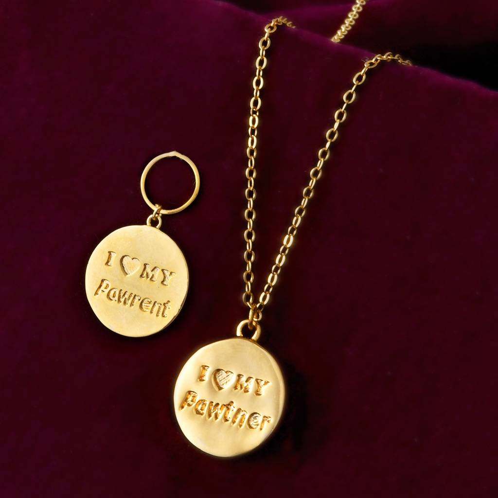 Valentine'S Day Pawsitively In Love Pendant And Pet Collar Charm Set : 8905124553895
