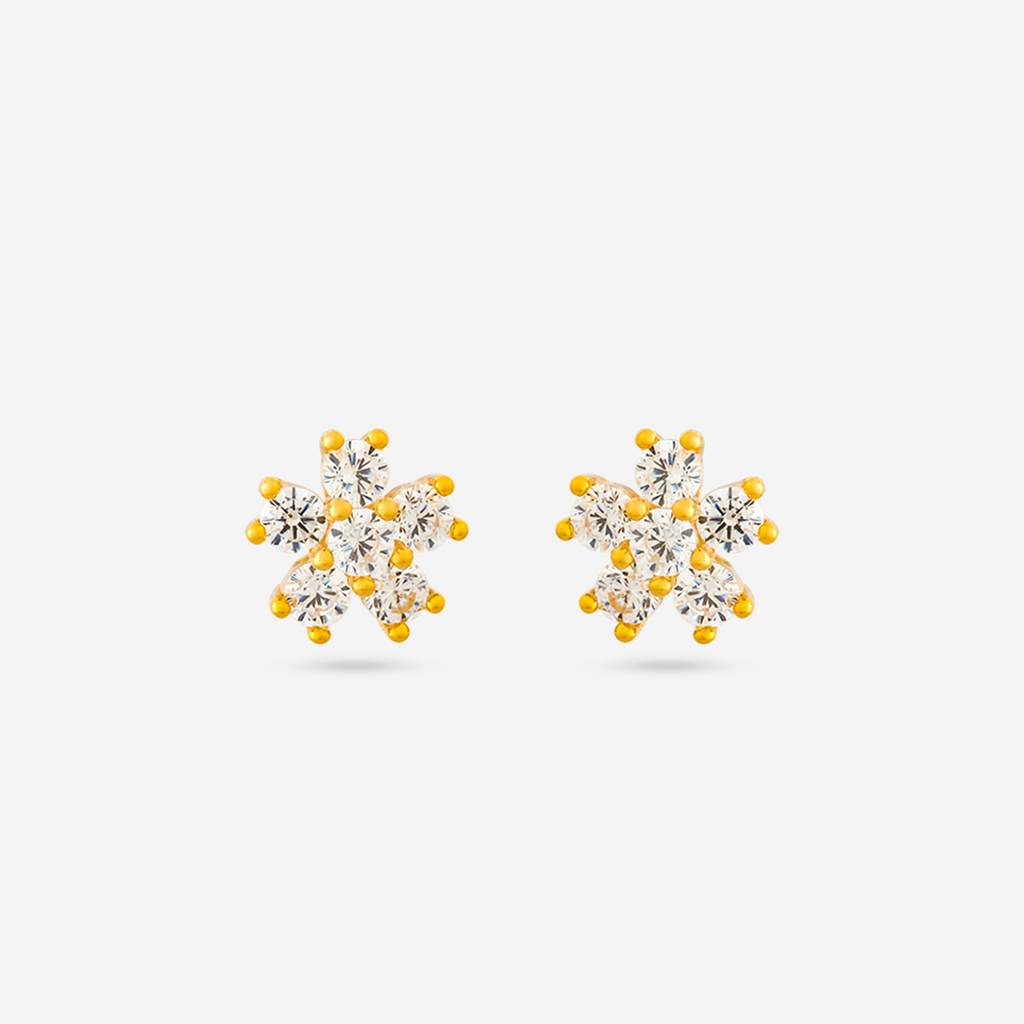 Office Wear Silver Earring - 465778 : 465778