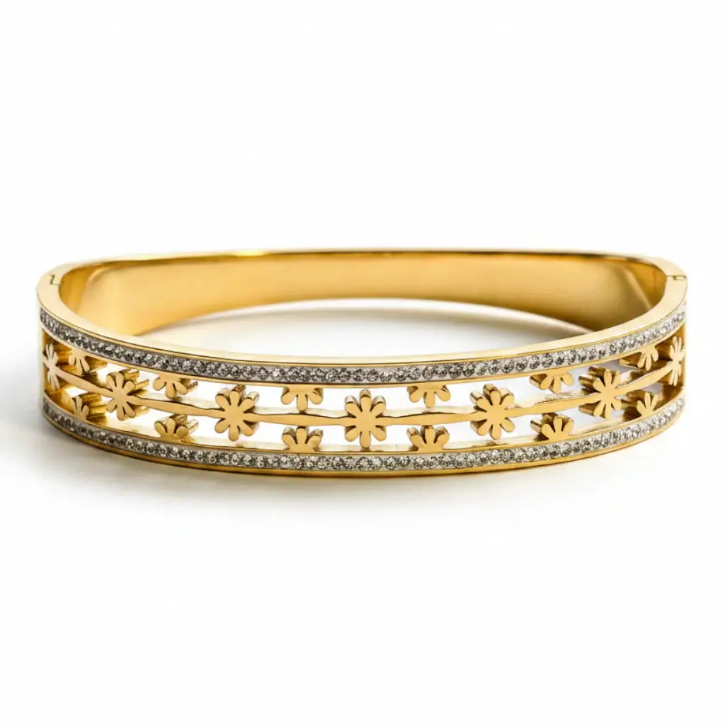 Daisy Bloom Channel Bangle : PST057