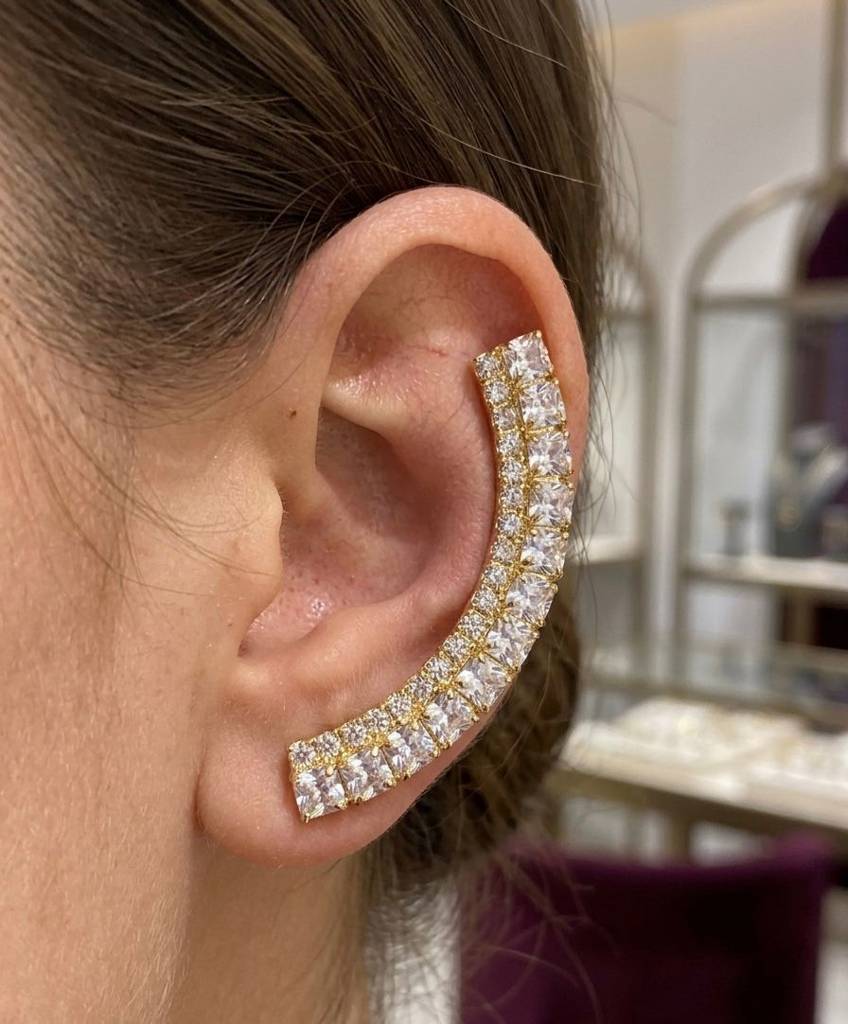 18K Gold Coated Glitz Earcuffs : CCG017