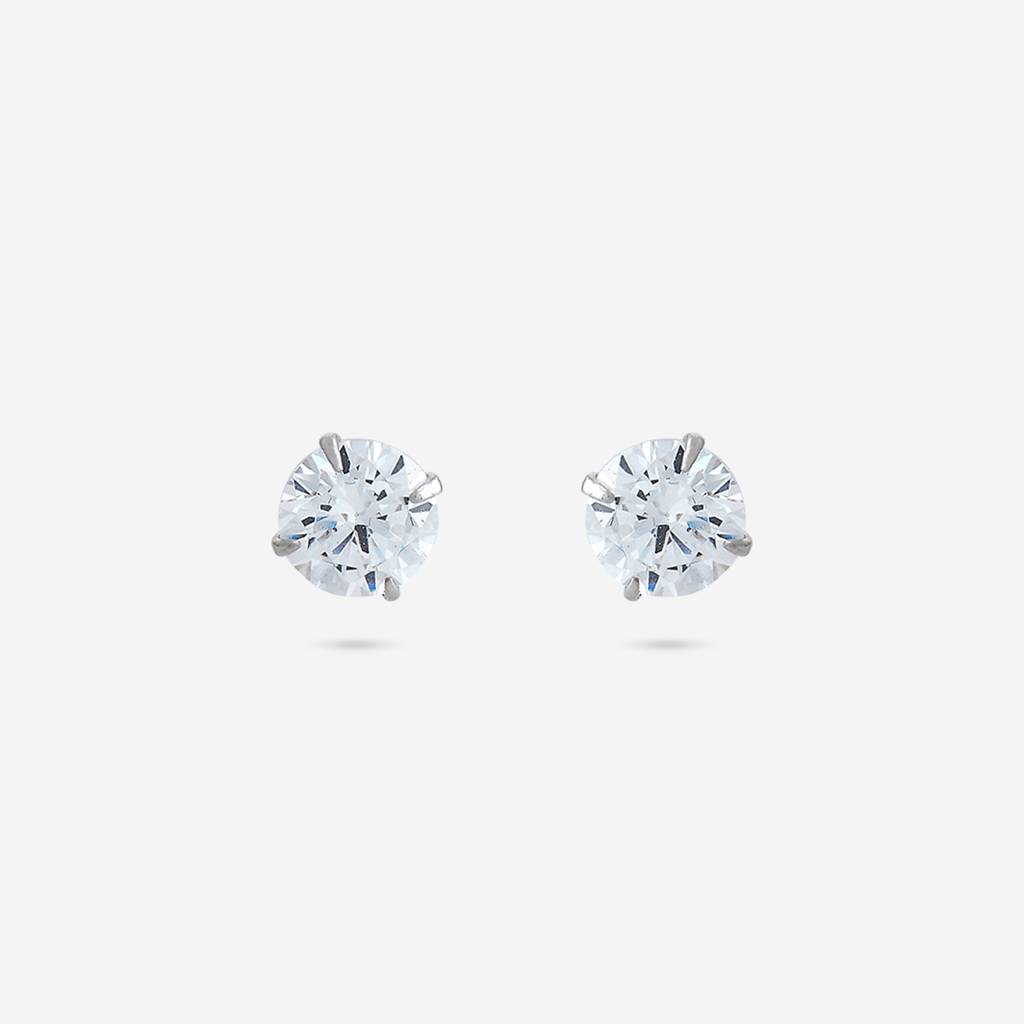 Office Wear Silver Earring - 466477 : 466478