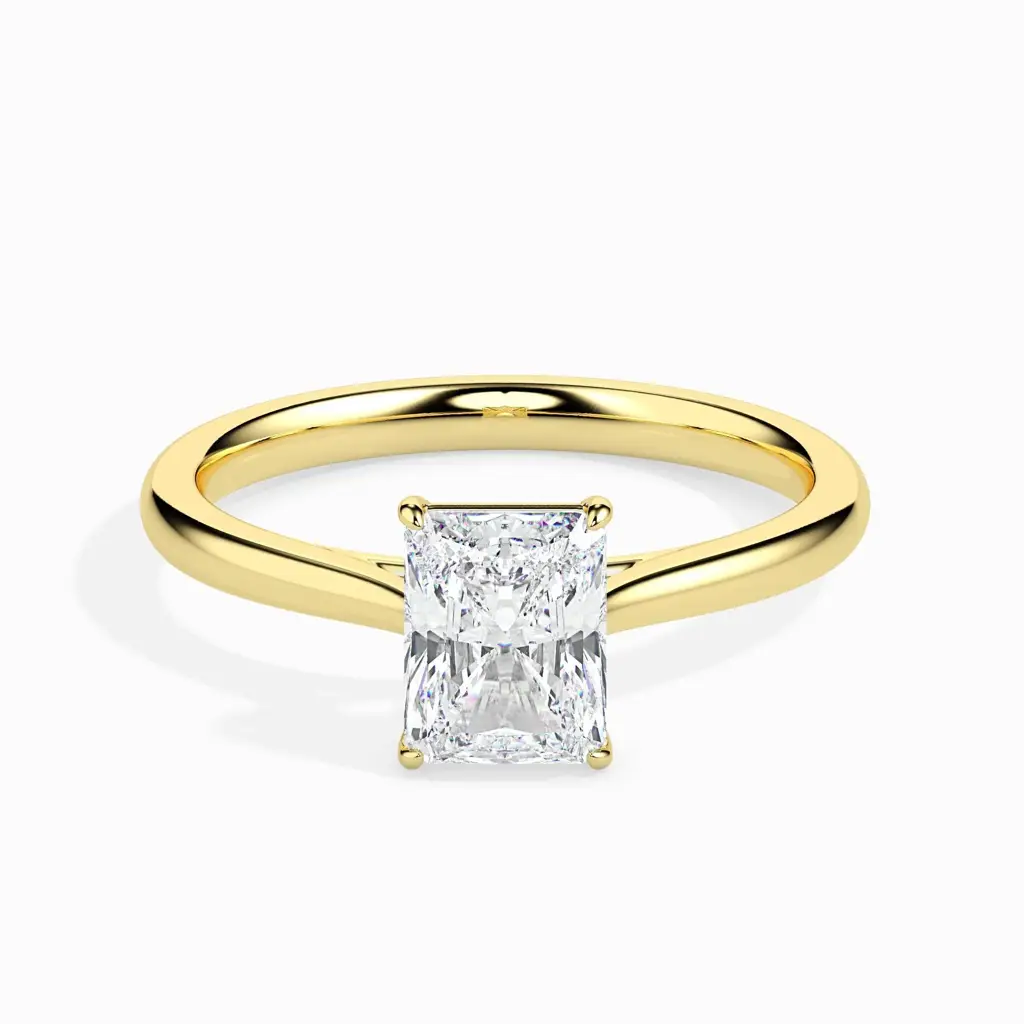 1 Carat Radiant Solitaire Ring : 14kRoseZNR93F10