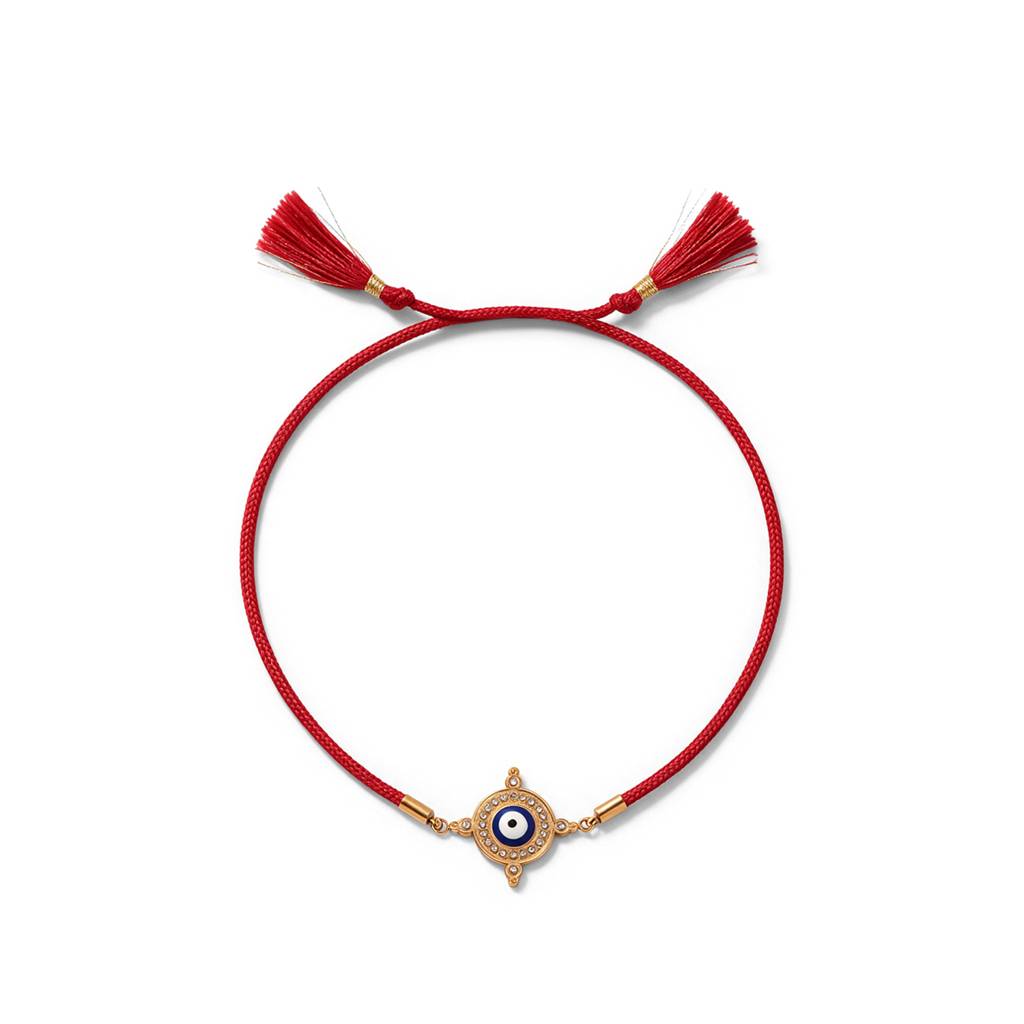 Blessed Star Evil Eye Rakhi For Men - Waterproof & Anti-Tarnish : RK0040