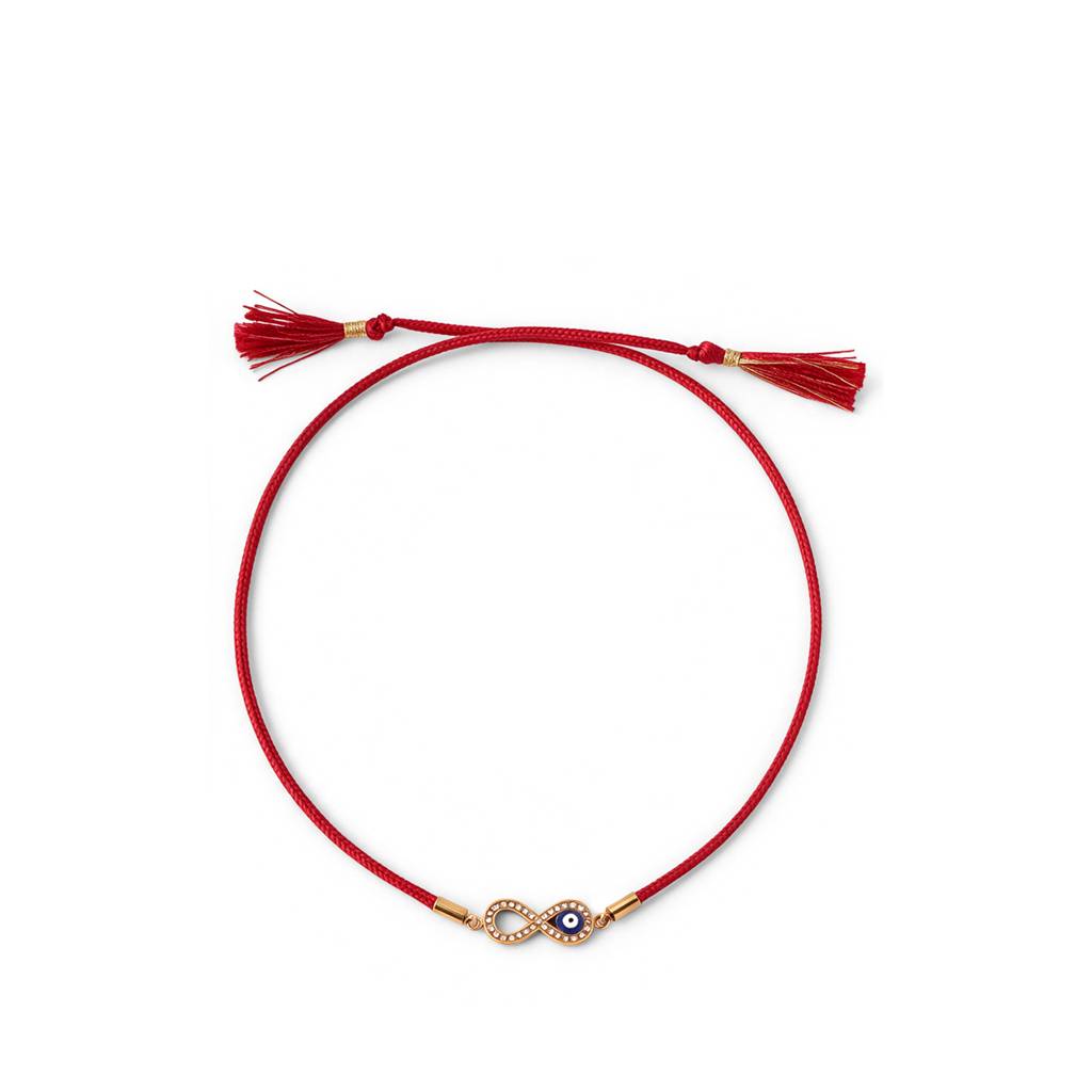 Protective Infinity Evil Eye Rakhi For Men - Waterproof & Anti-Tarnish : RK0032