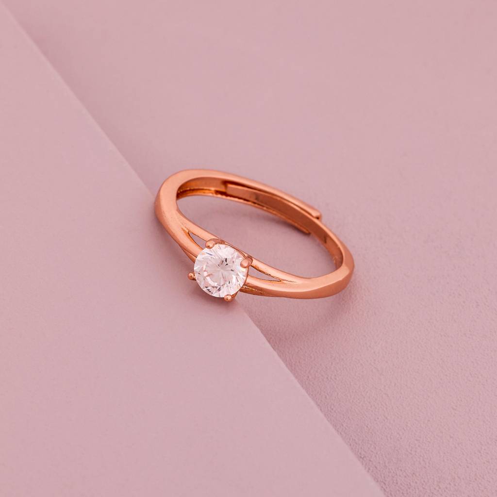 Plated Casual Wear Trendy Zircon Finger Ring - 467153 : 467155