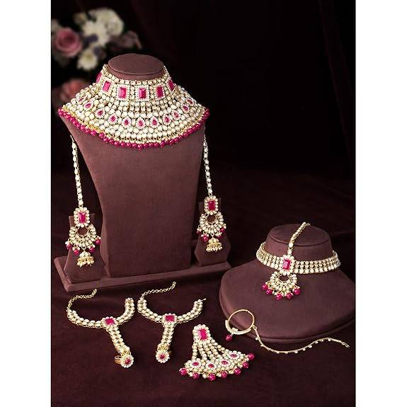 Jodha Akbar Style Bridal Jewellery Set Gift For Women : PF36BRC02RP