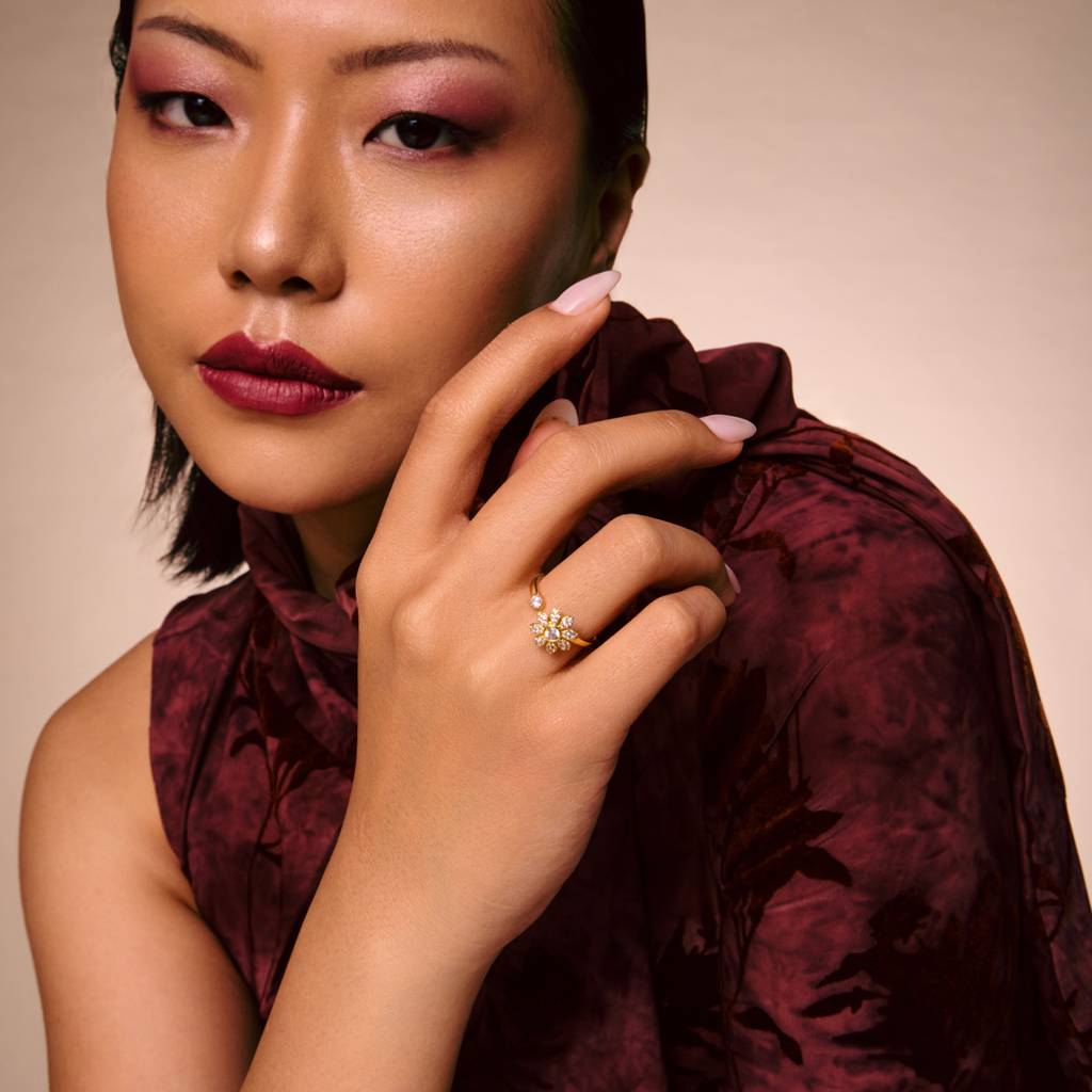 Plated Casual Wear Trendy Zircon Finger Ring - 464164 : 464164