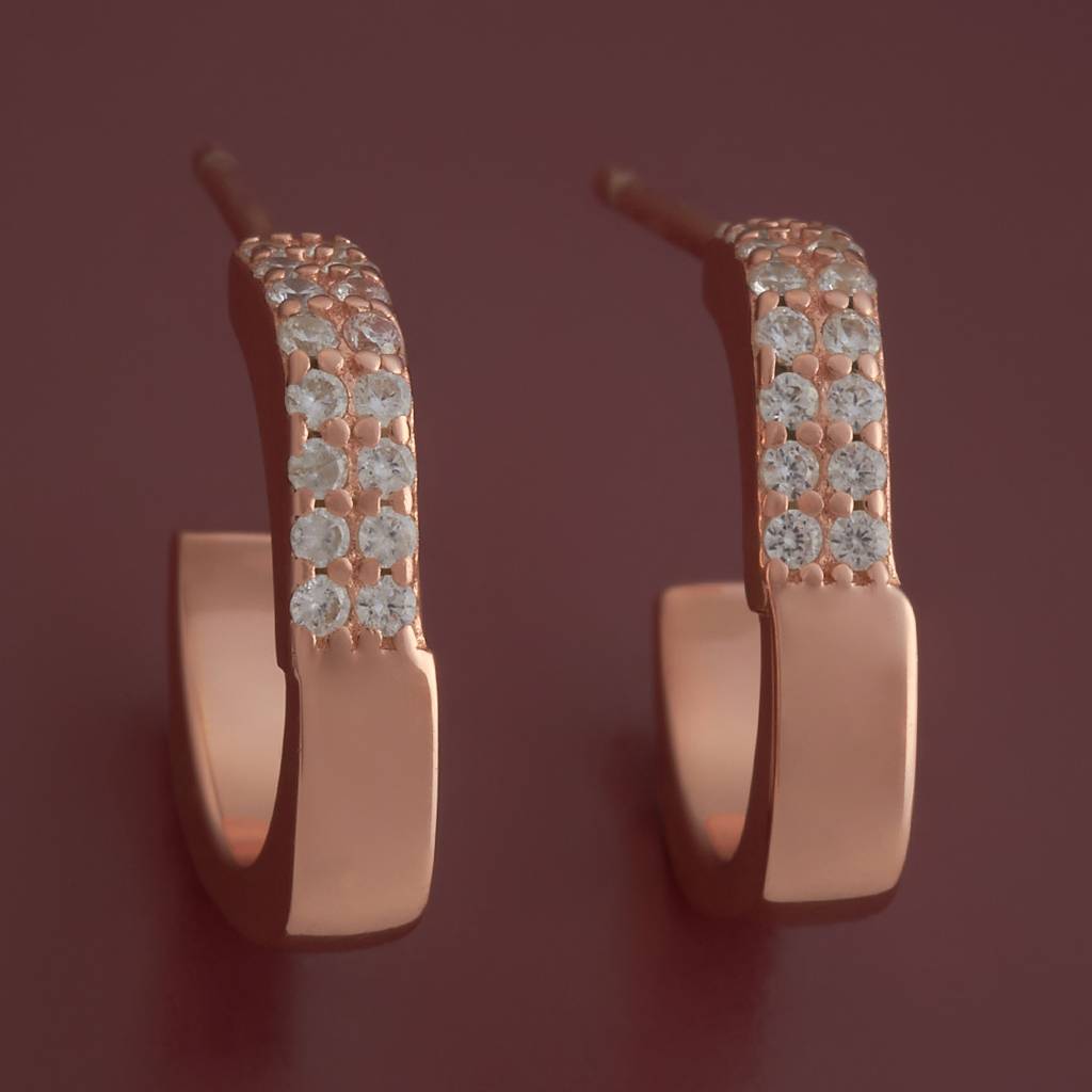 Plated Office Wear Silver Earring - 432240 : 432242