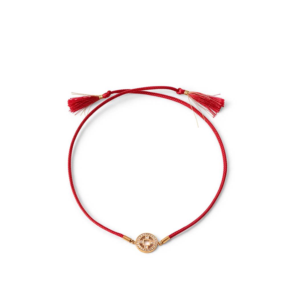 Prosperity Lucky Coin Rakhi For Men - Waterproof & Anti-Tarnish : RK0052