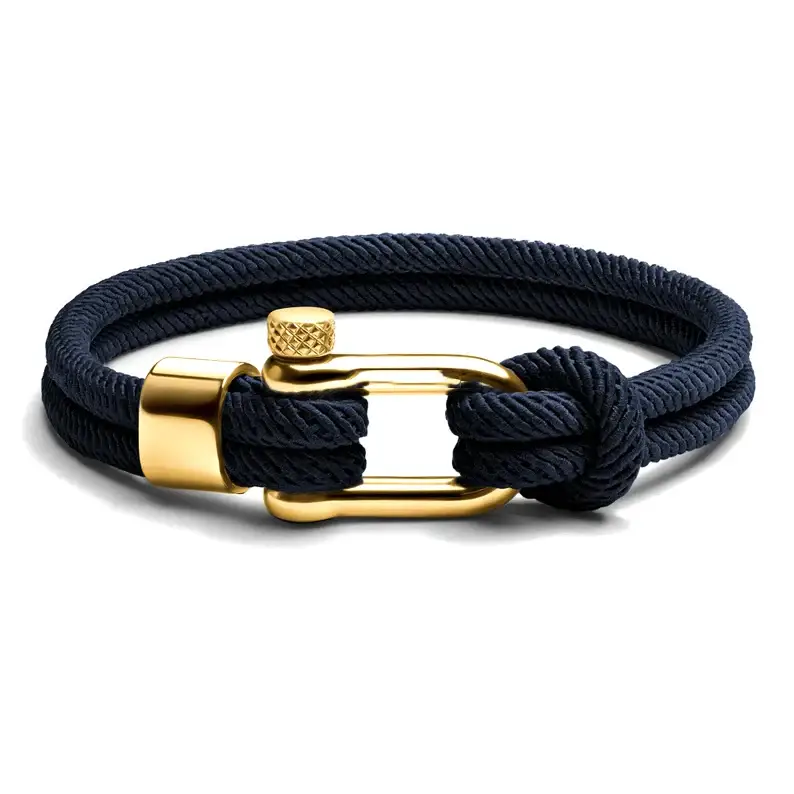 Nautical Rope Bracelet : MB1S1009-G-BU