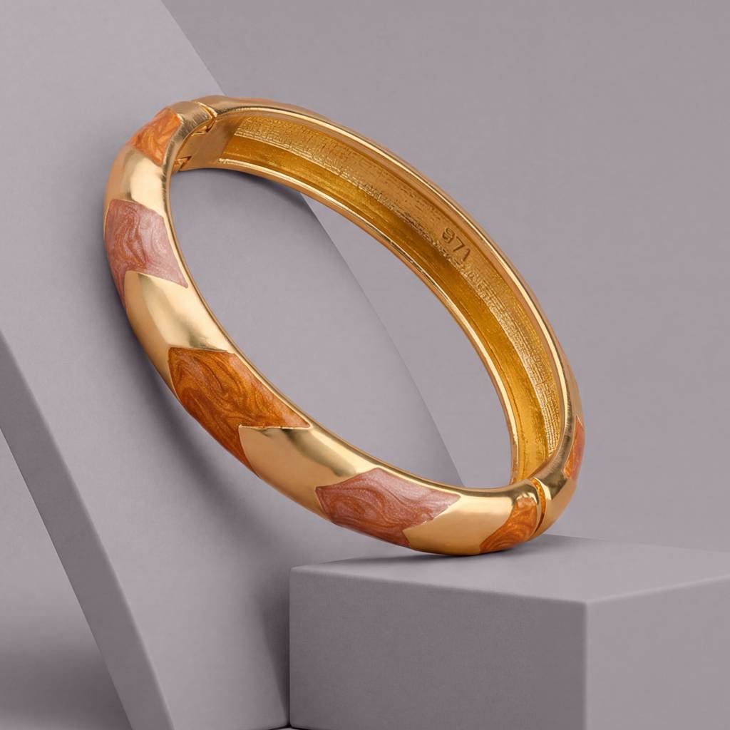 Gold - Plated Casual Wear Trendy Kada - 467141 : 467143