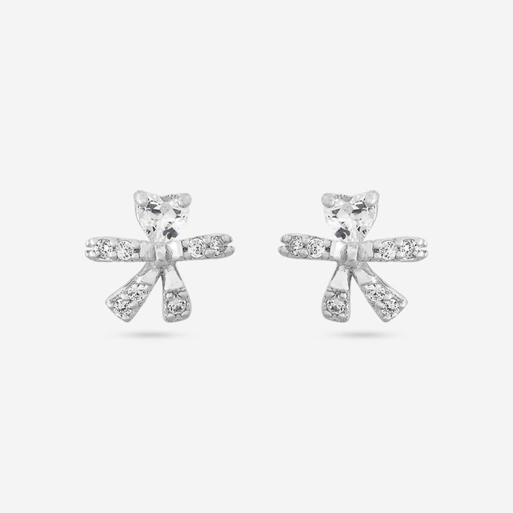 Office Wear Silver Earring - 465768 : 465769