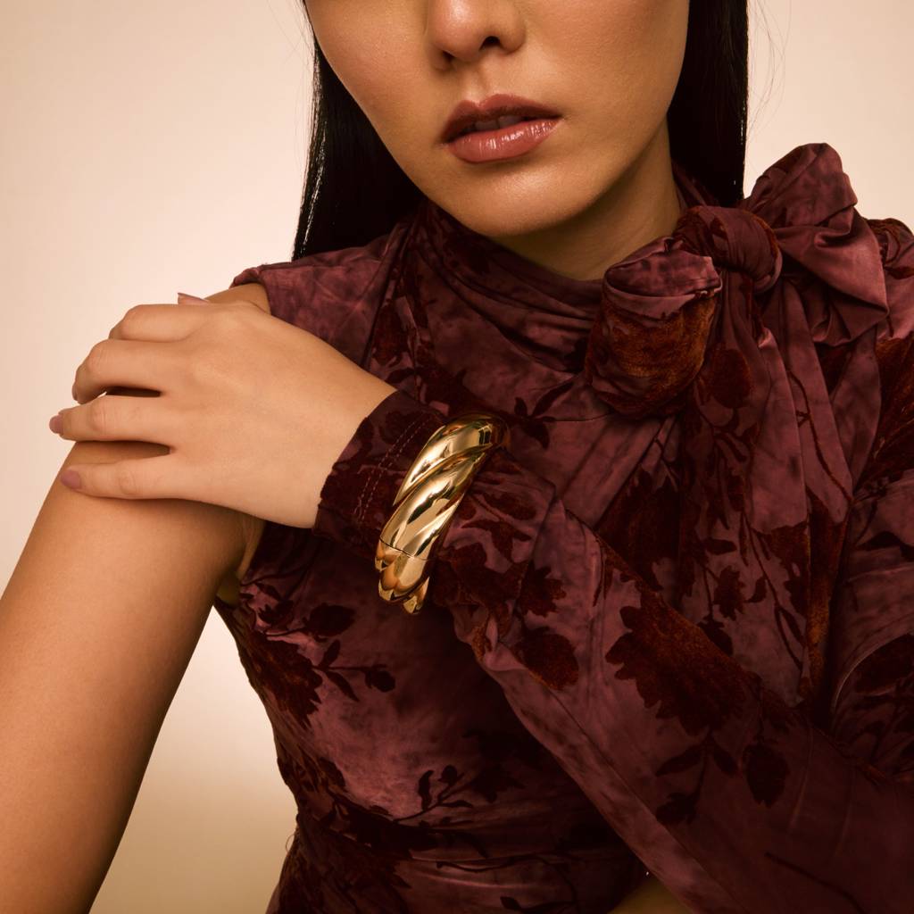 Gold - Plated Casual Wear Trendy Kada - 458946 : 458946