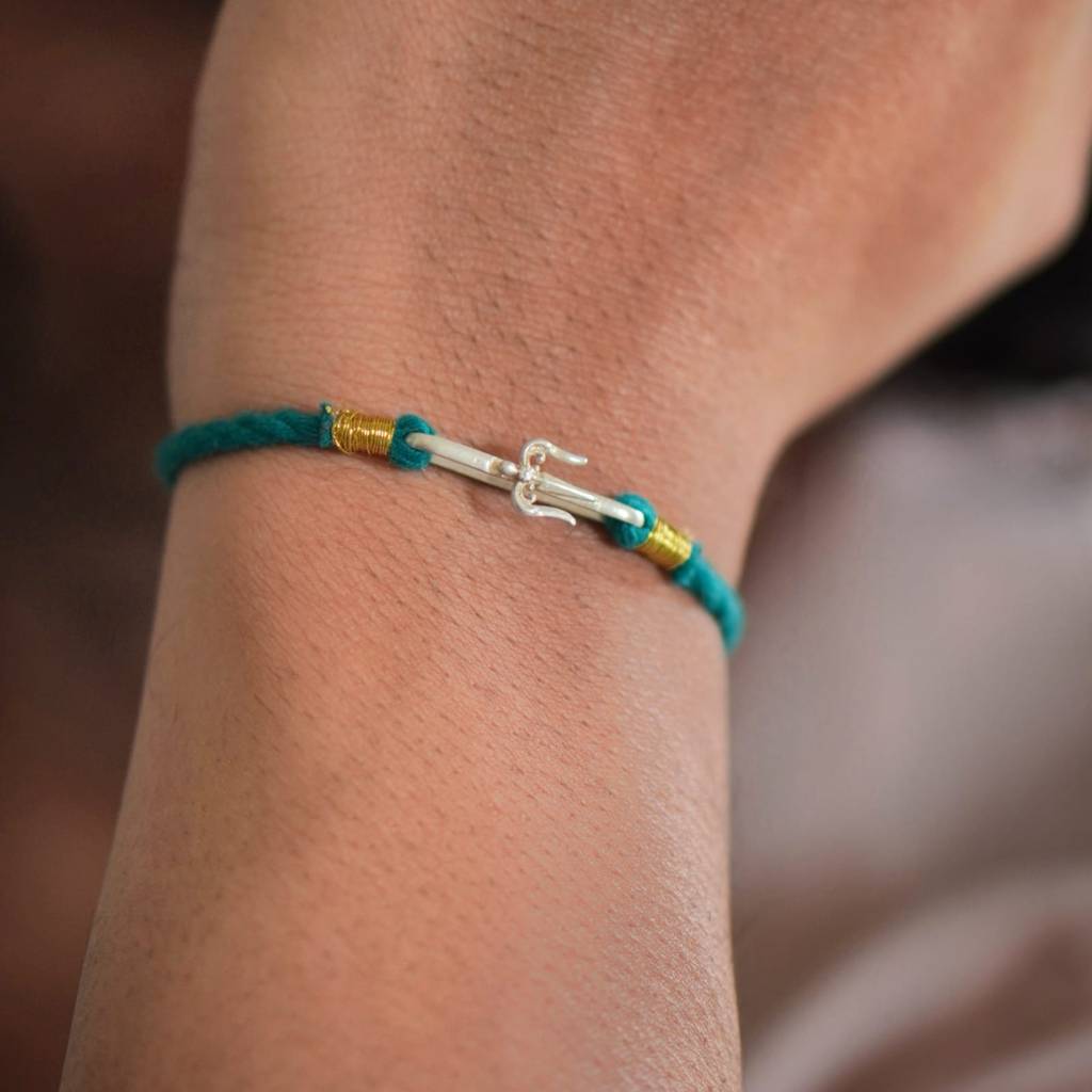 Eternz Certified Jewellery - Quirksmith Trishul Silver Watch Charm Rakhi (Adjustable)