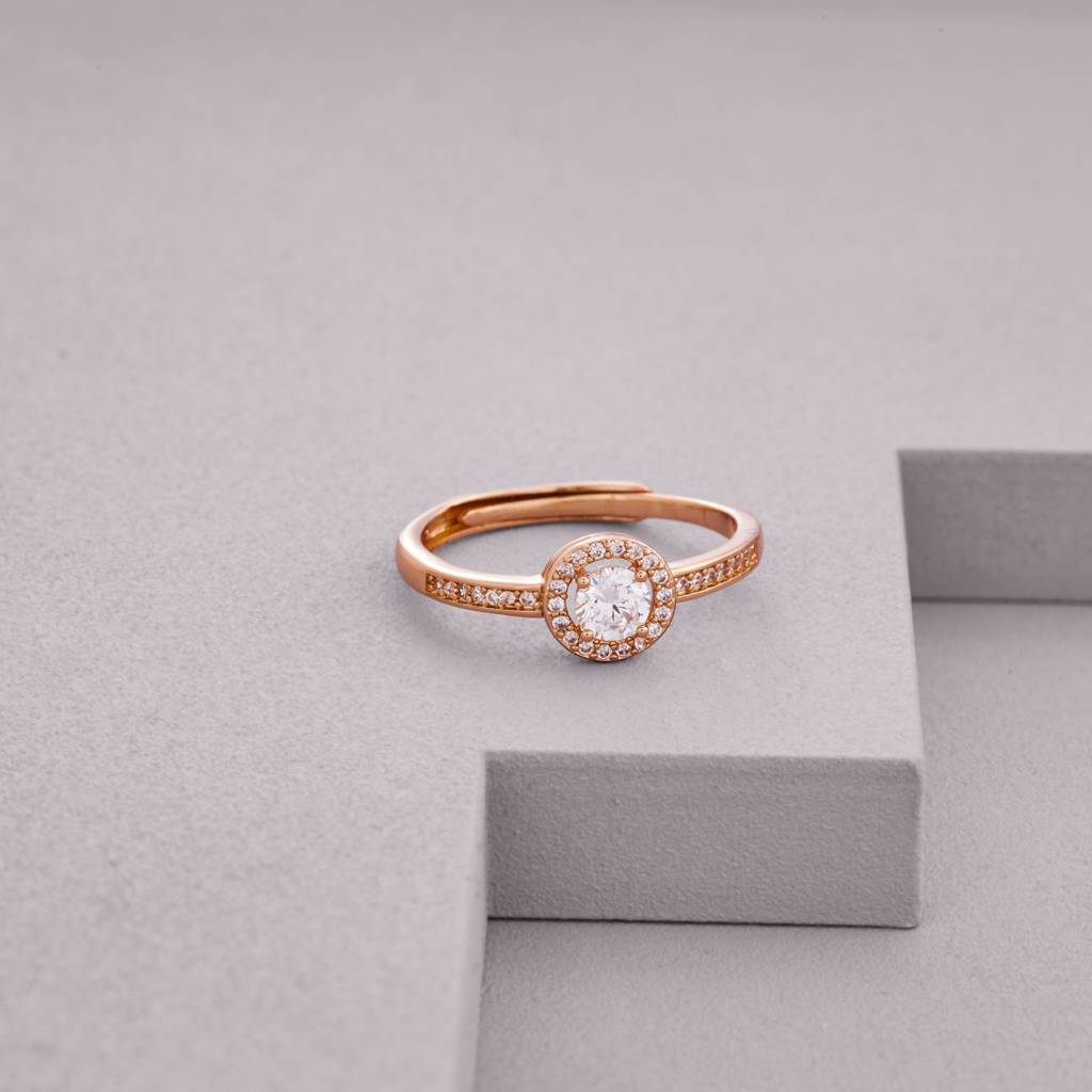 Plated Casual Wear Trendy Zircon Finger Ring - 474246 : 474248