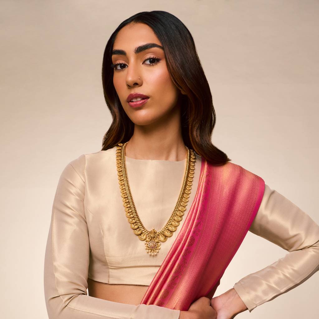 Ruby Gold - Plated Bridesmaid Antique Necklace - 462673 : 462673