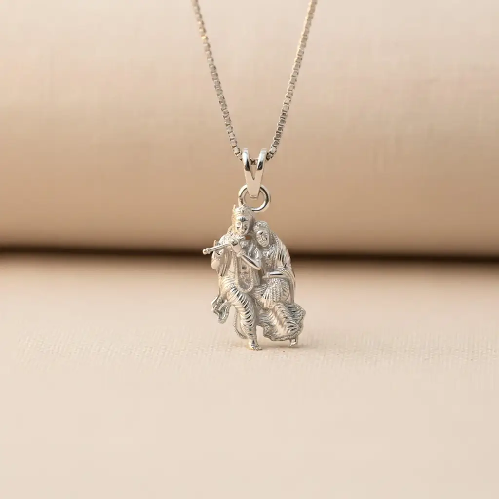 ZALKARI Sterling Silver God Krishna Pendant · Eternz