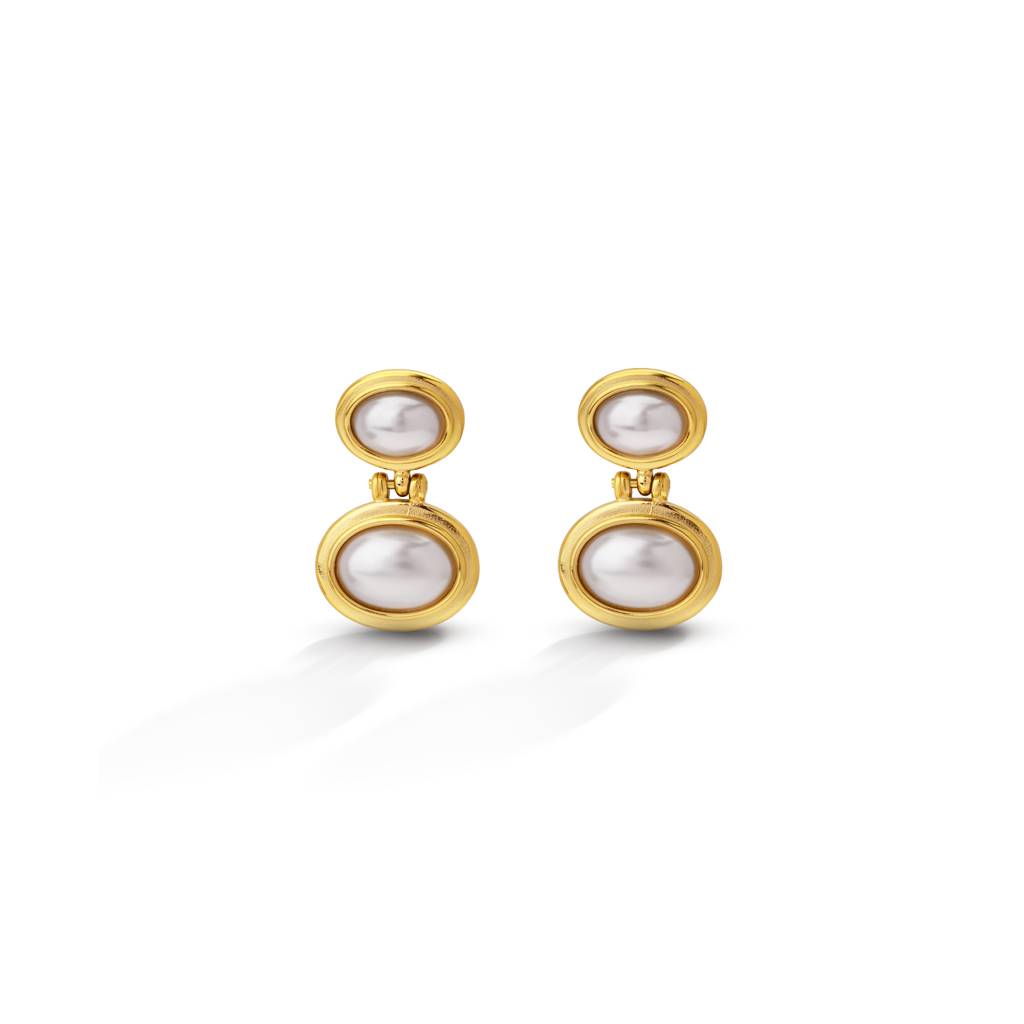 Chunky Pearl Drop Earring For Women - Waterproof & Anti-Tarnish : ER0250