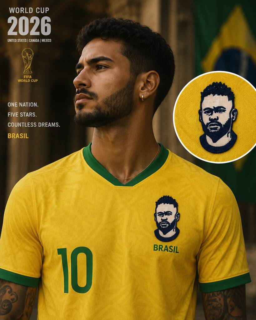Jr. Neymar Brooch : BR26011