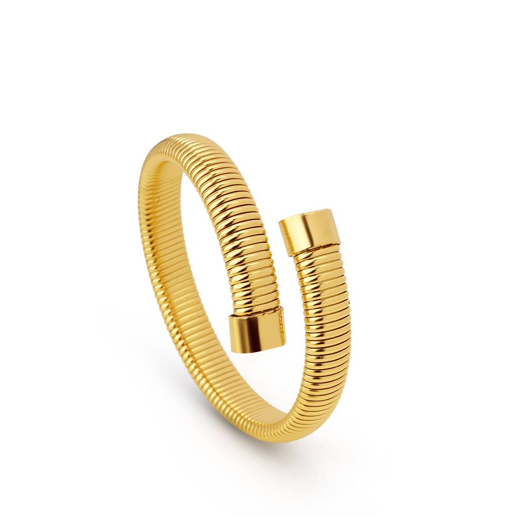 Coil Wrap Bangle For Women - Waterproof & Anti-Tarnish : BR0776