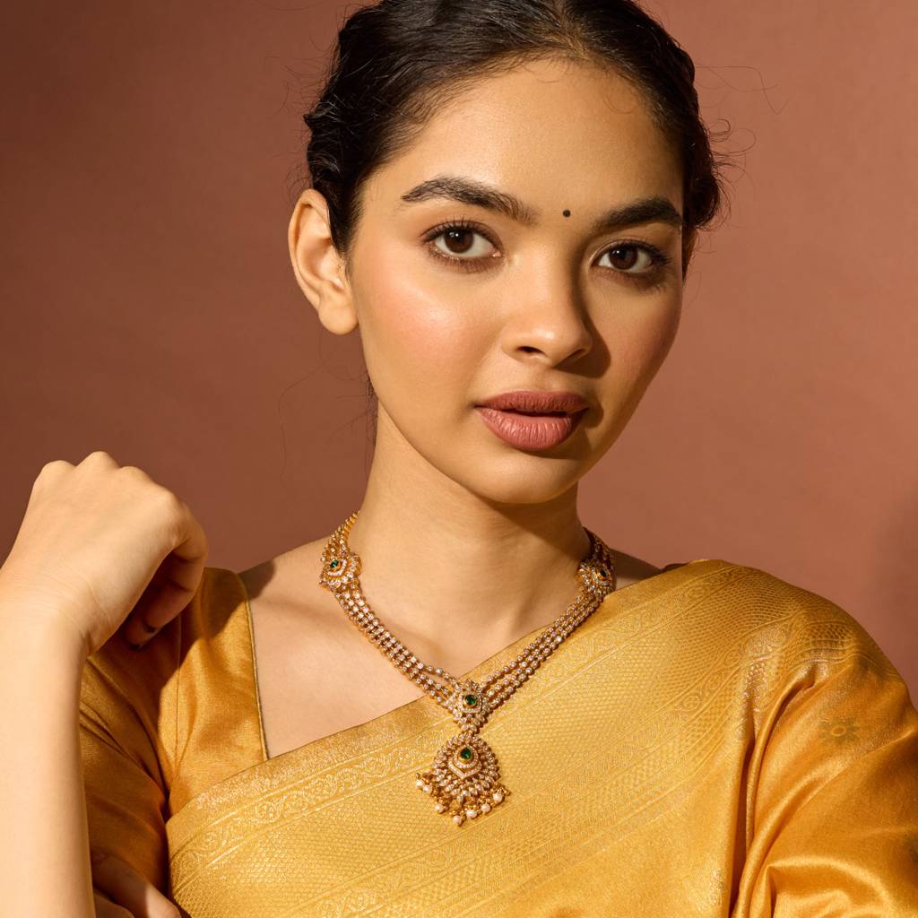 Green Gold - Plated Bridesmaid Temple Necklace - 444721 : 444721