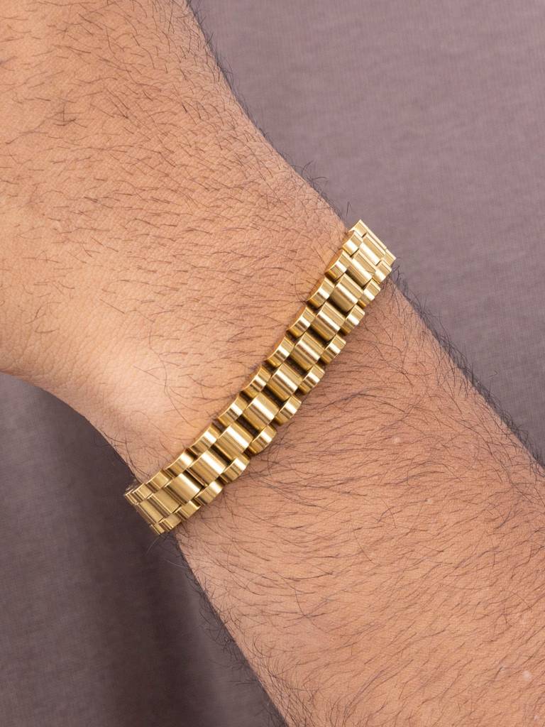 Wide Link Watch Strap Bracelet Waterproof Anti-Tarnish : AHC0925B0180_RE