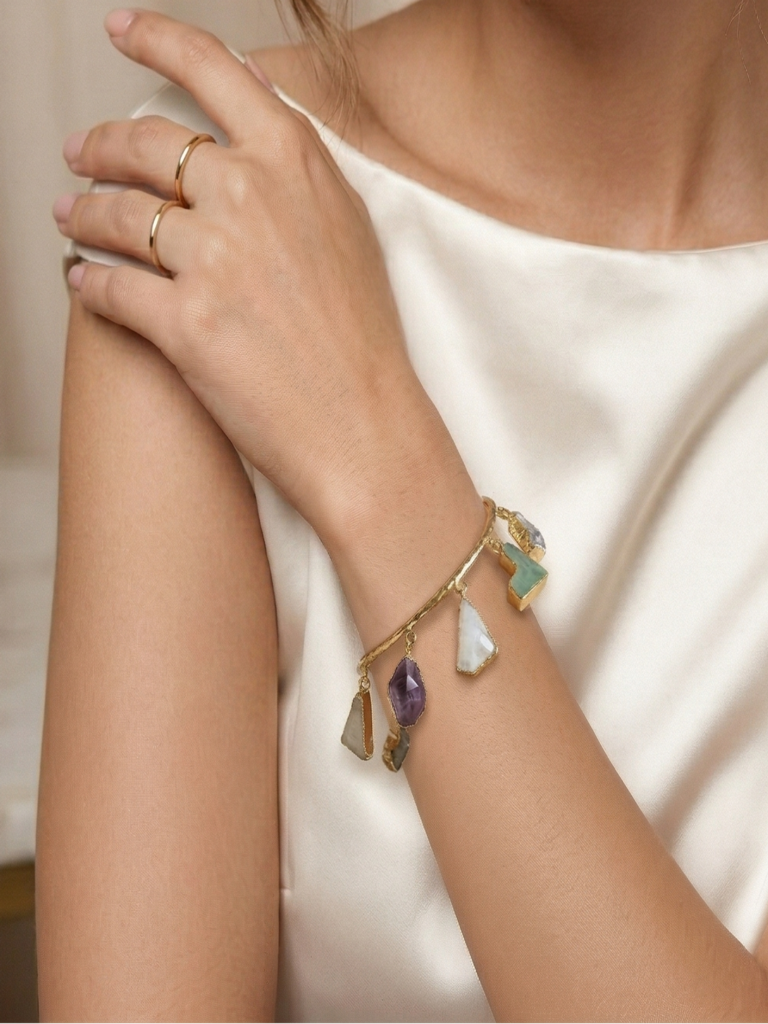 Druzzy Hanging Braclets : KBR357