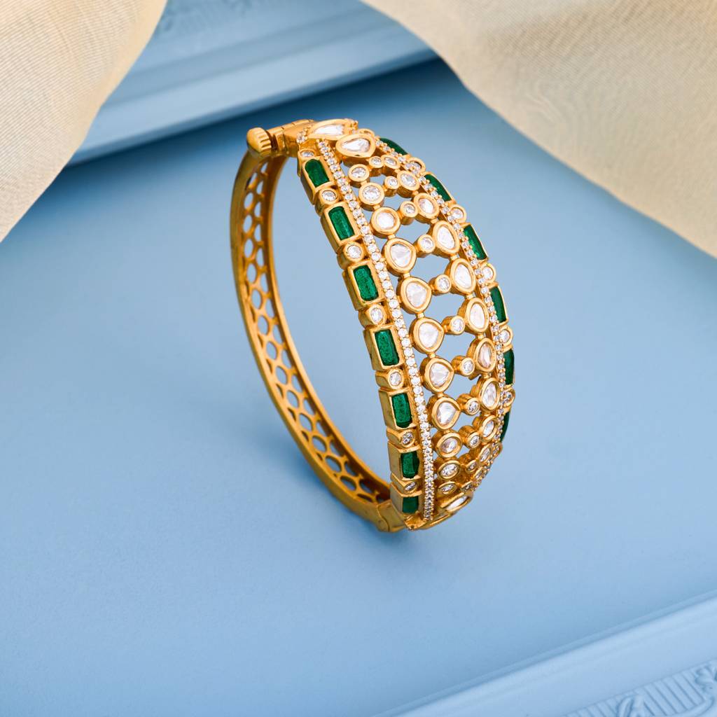 Victorian - Plated Bridesmaid Kundan Kada - 457287 : 457288