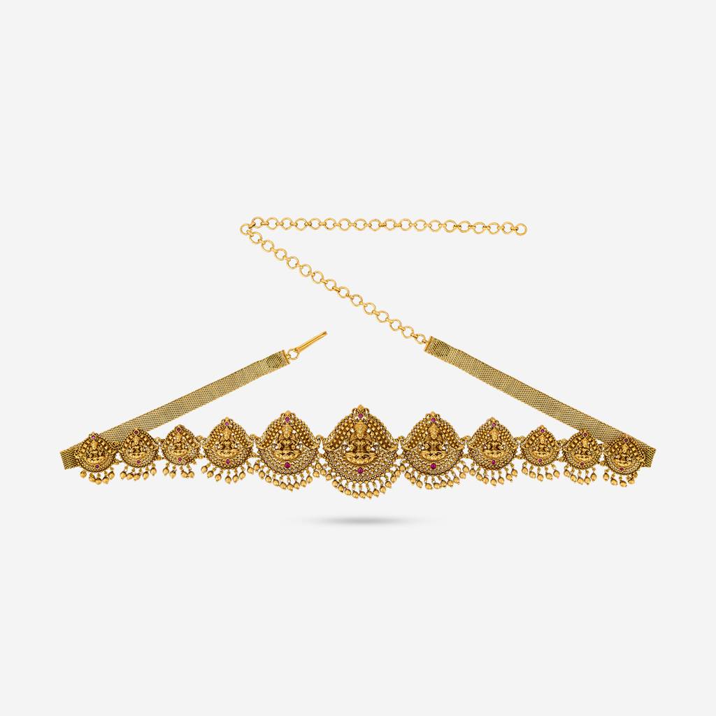 Ruby Gold - Plated Bridal Antique Belt - 449521 : 449521