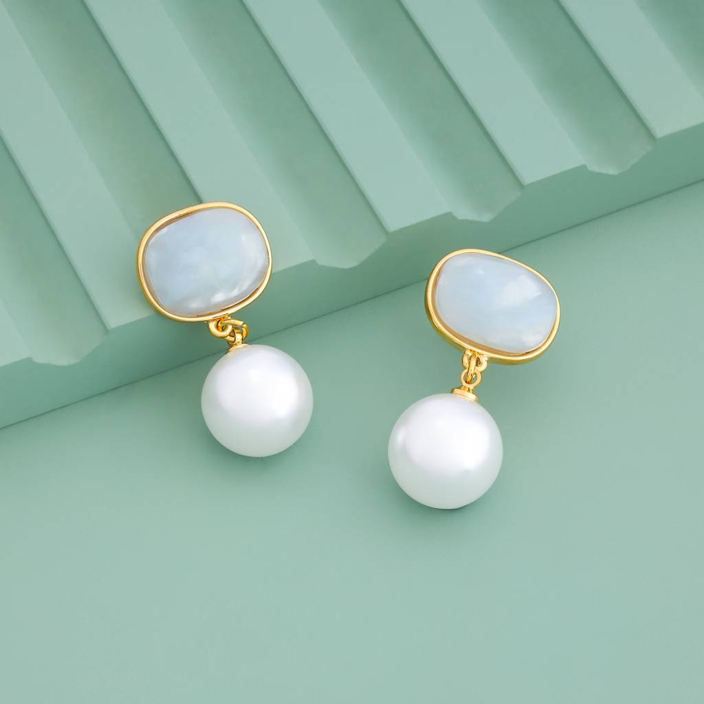 Gold - Plated Casual Wear Trendy Earring - 451033 : 451036