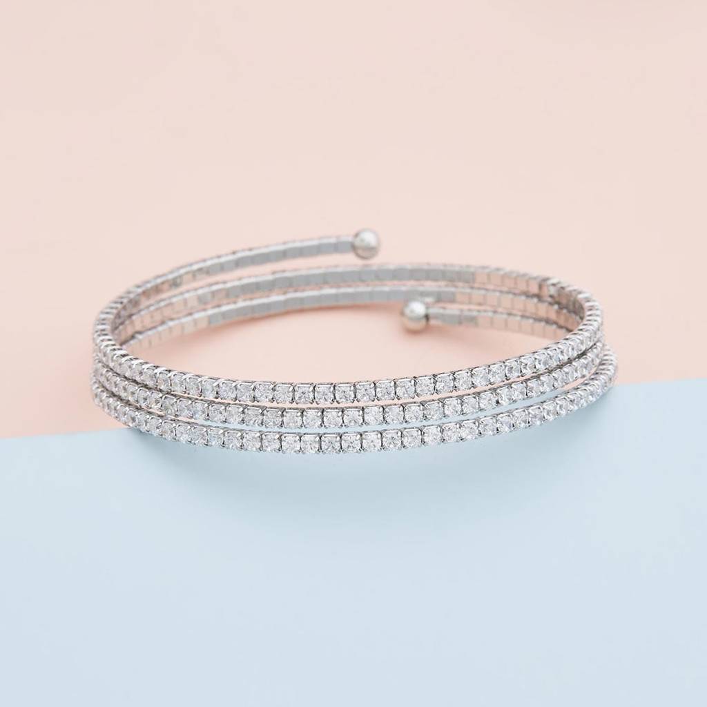 White - Plated Casual Wear Trendy Kada - 464412 : 464413