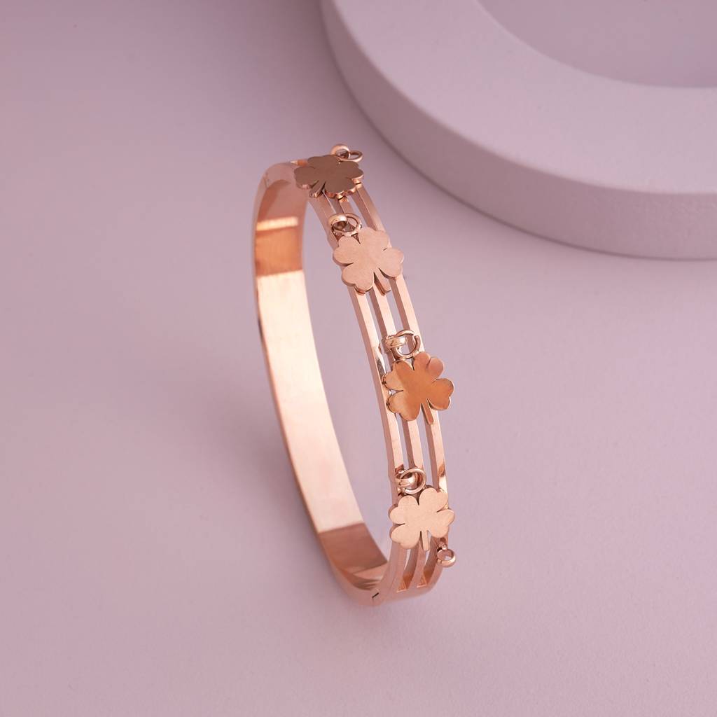 Gold - Plated Casual Wear Trendy Kada - 471606 : 471607