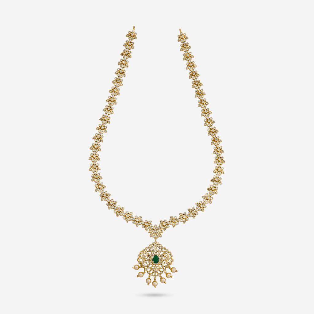 Gold Plated - Bridesmaid Zircon Necklace - 460783 : 460784