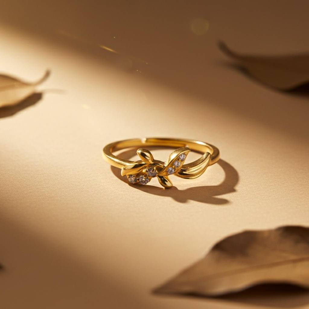 Silver Butterfly Motif Ring : ZLR-1116